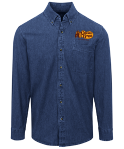 Alternative view of Cracker Barrel Logo Denim Shirt for Men and Women