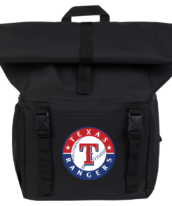  Texas Rangers 18-Can Roll-Top Backpack Cooler